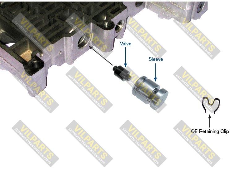 TCC MODULATOR PLUNGER VALVE KIT