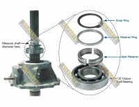 TRANSFER CASE SPLIT RING RETAINER