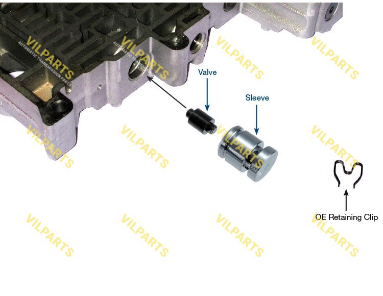 TCC MODULATOR PLUNGER VALVE KIT