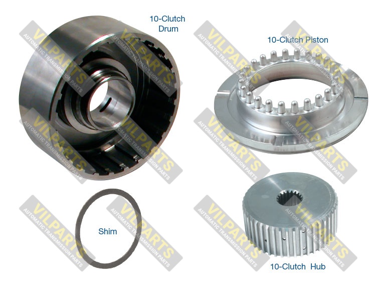 10-CLUTCH DRUM, HUB  PISTON KIT